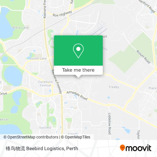 锋鸟物流 Beebird Logistics map
