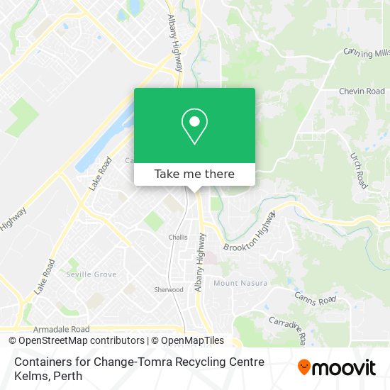 Mapa Containers for Change-Tomra Recycling Centre Kelms