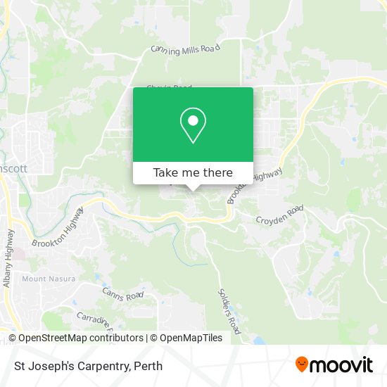 St Joseph's Carpentry map