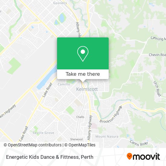 Energetic Kids Dance & Fittness map