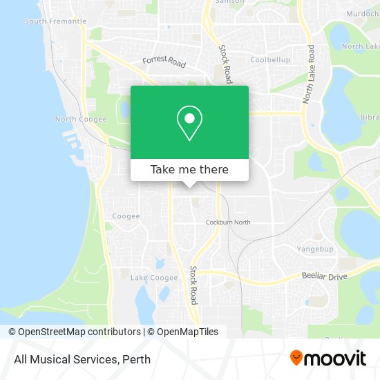 All Musical Services map