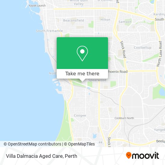 Villa Dalmacia Aged Care map