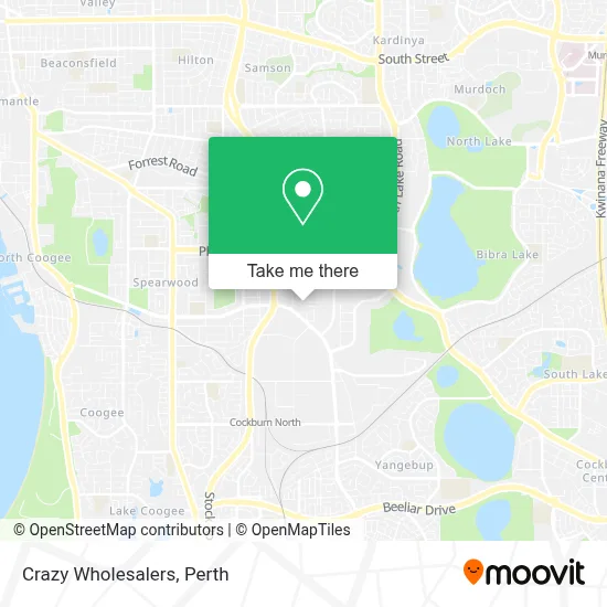 Mapa Crazy Wholesalers