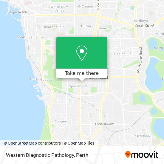 Western Diagnostic Pathology map