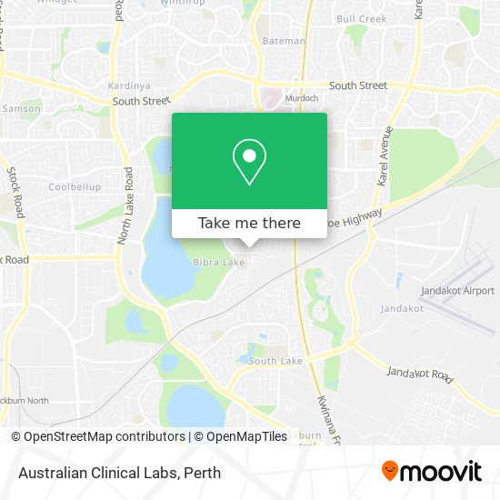 Australian Clinical Labs map