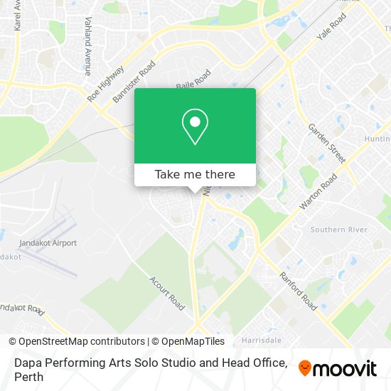 Dapa Performing Arts Solo Studio and Head Office map