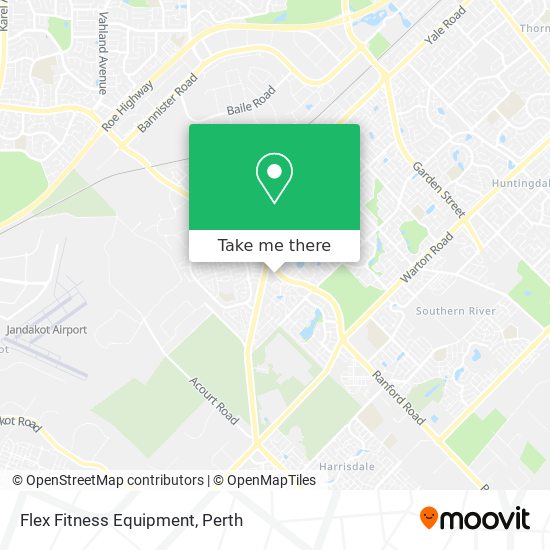 Flex Fitness Equipment map