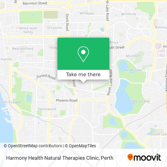 Harmony Health Natural Therapies Clinic map