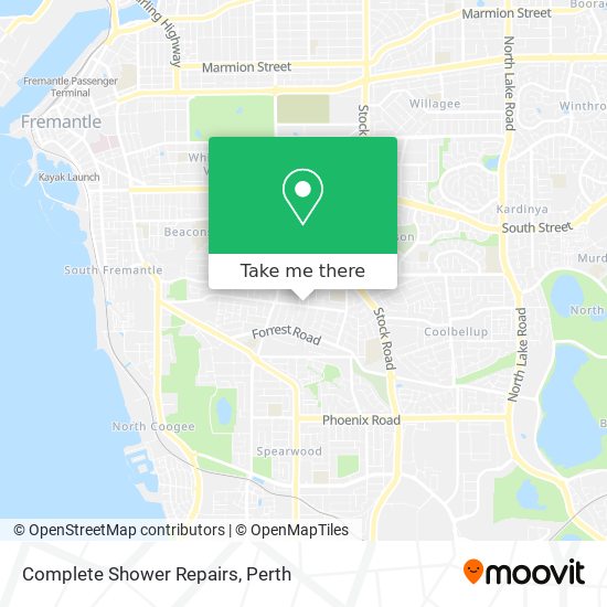 Mapa Complete Shower Repairs