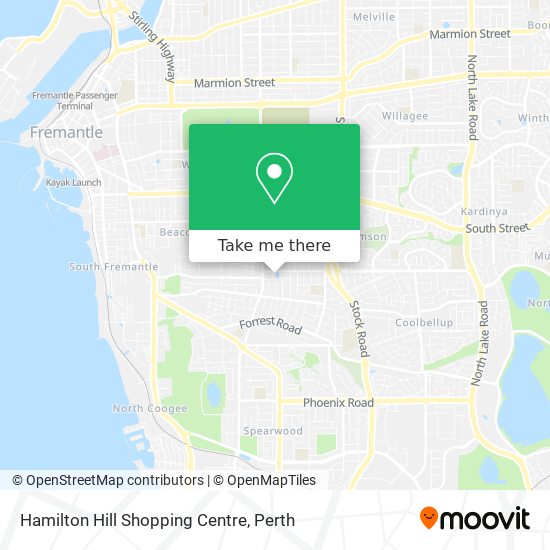 Hamilton Hill Shopping Centre map