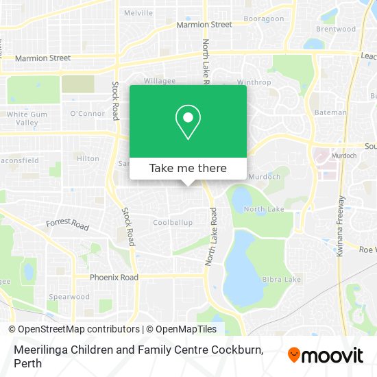 Meerilinga Children and Family Centre Cockburn map