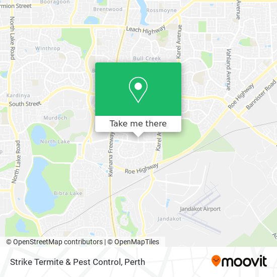 Strike Termite & Pest Control map