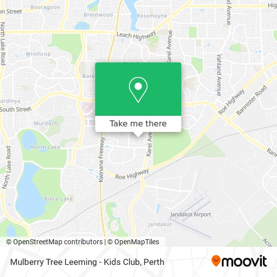 Mulberry Tree Leeming - Kids Club map