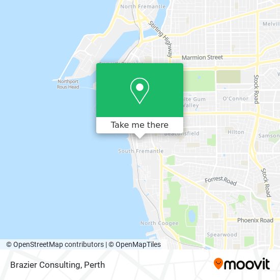 Brazier Consulting map