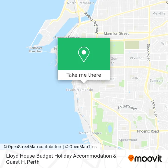 Lloyd House-Budget Holiday Accommodation & Guest H map