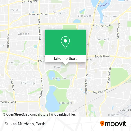 Mapa St Ives Murdoch