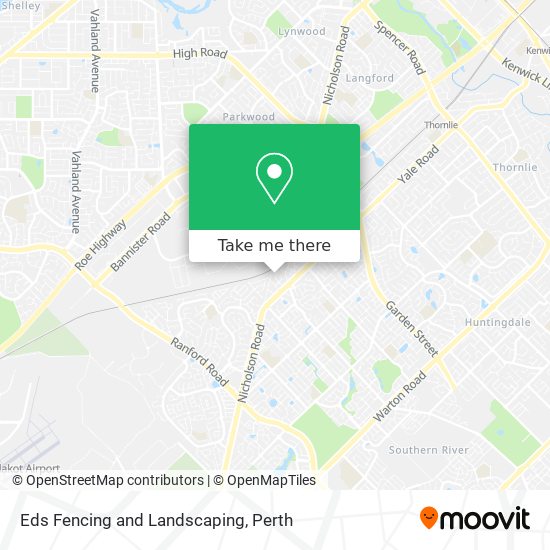 Eds Fencing and Landscaping map
