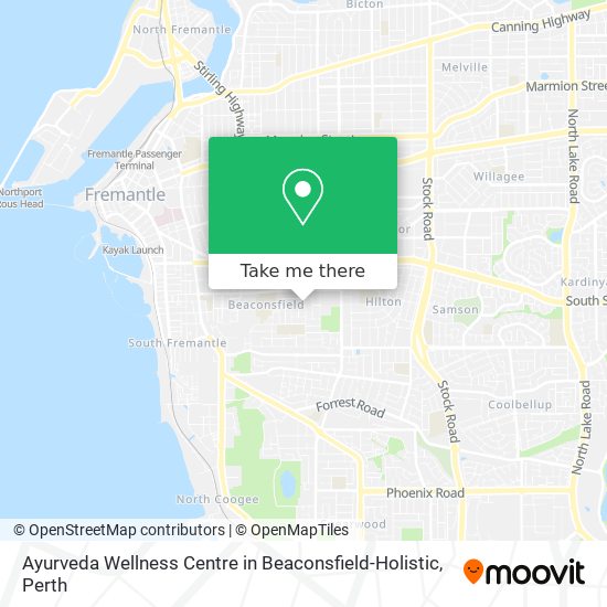 Ayurveda Wellness Centre in Beaconsfield-Holistic map