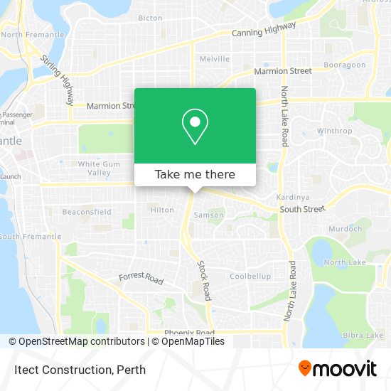 Itect Construction map