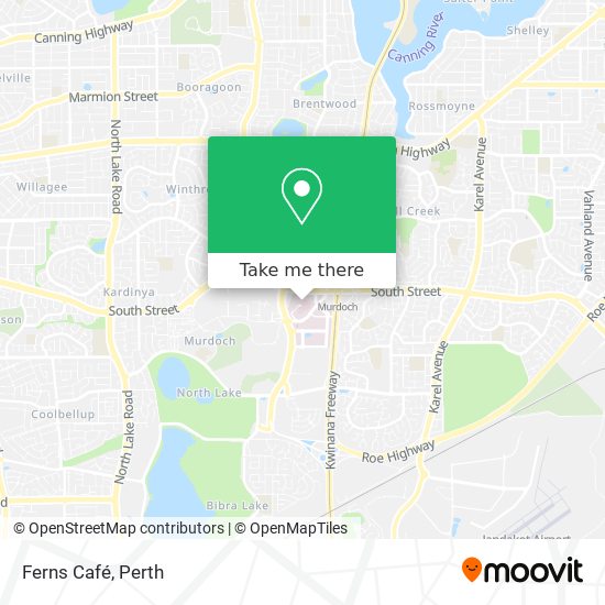 Ferns Café map
