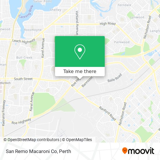 San Remo Macaroni Co map