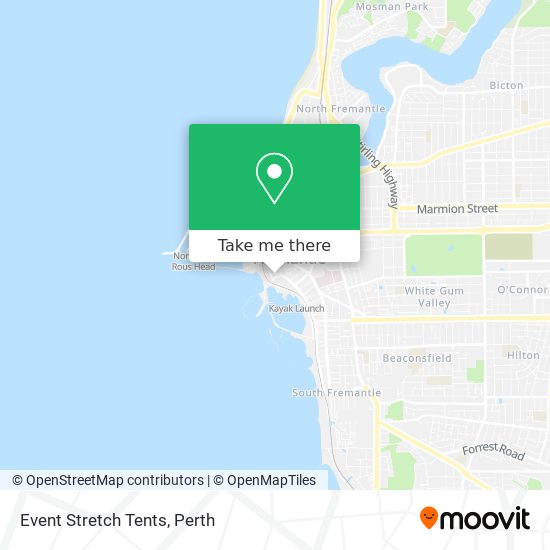 Event Stretch Tents map