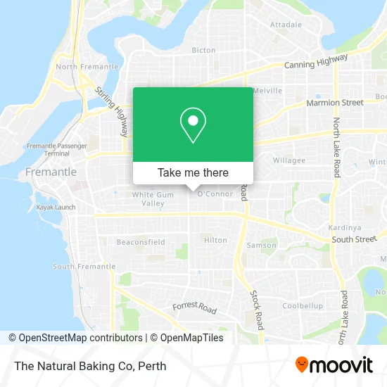 Mapa The Natural Baking Co