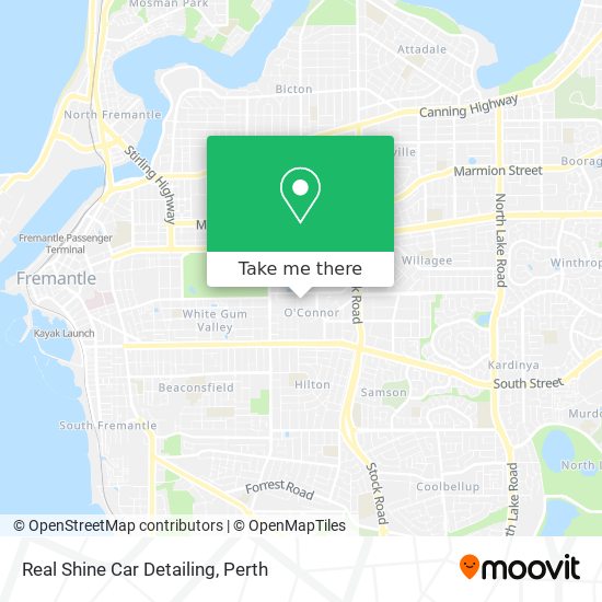 Real Shine Car Detailing map