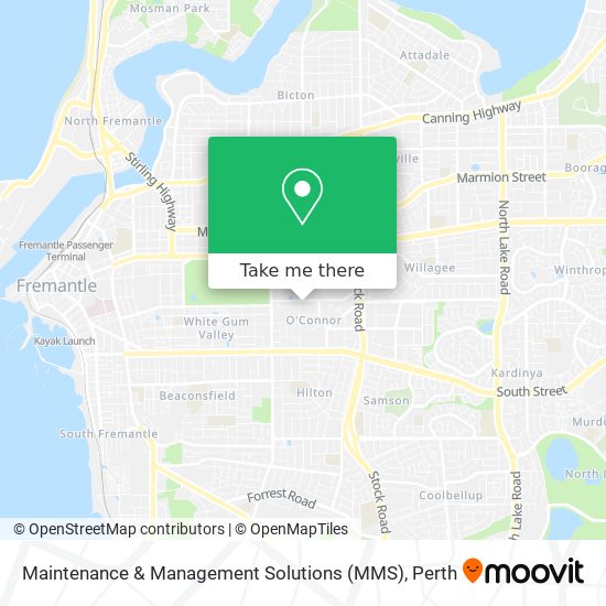 Maintenance & Management Solutions (MMS) map