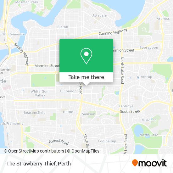 The Strawberry Thief map