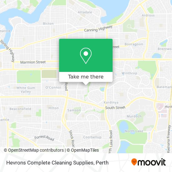 Hevrons Complete Cleaning Supplies map