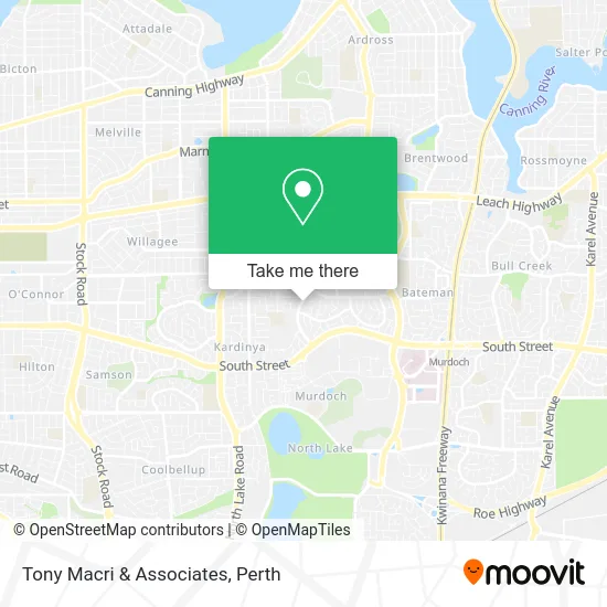 Mapa Tony Macri & Associates