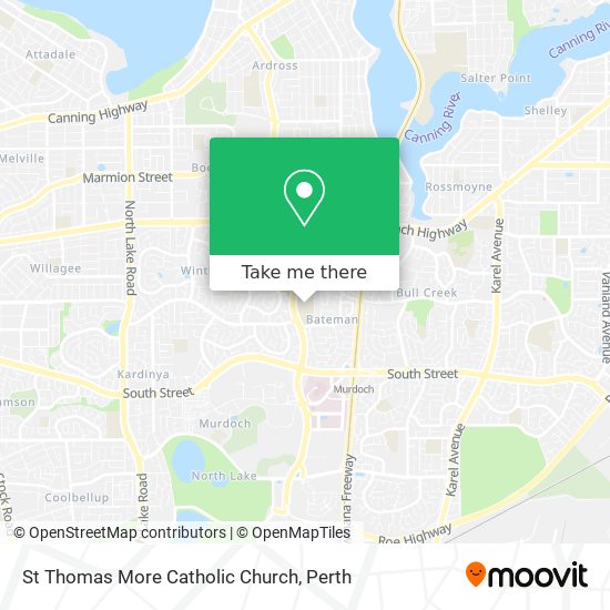 St Thomas More Catholic Church map