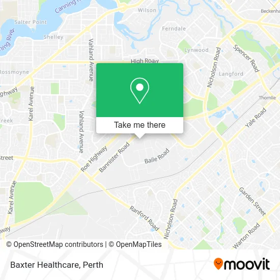 Mapa Baxter Healthcare