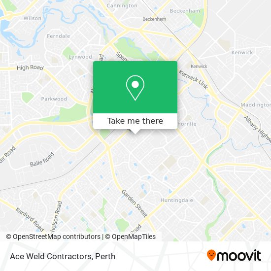 Ace Weld Contractors map