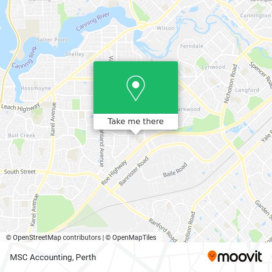 MSC Accounting map