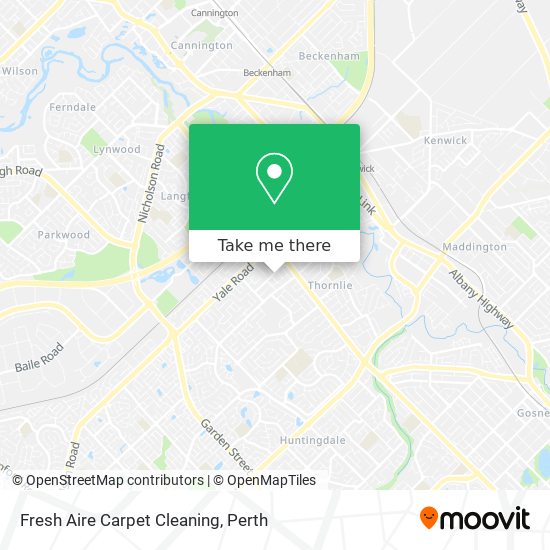 Fresh Aire Carpet Cleaning map