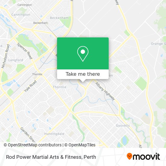 Rod Power Martial Arts & Fitness map