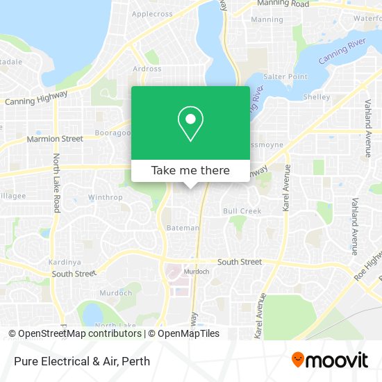 Pure Electrical & Air map