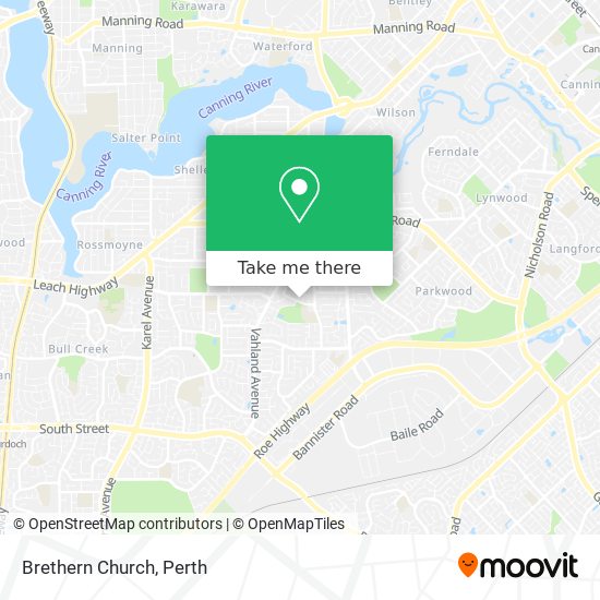 Brethern Church map