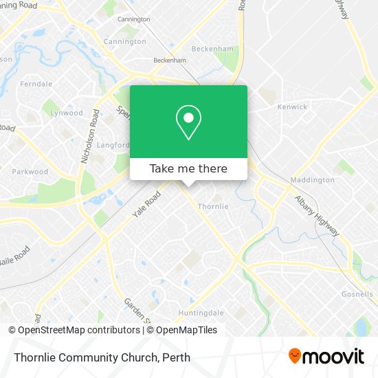 Thornlie Community Church map
