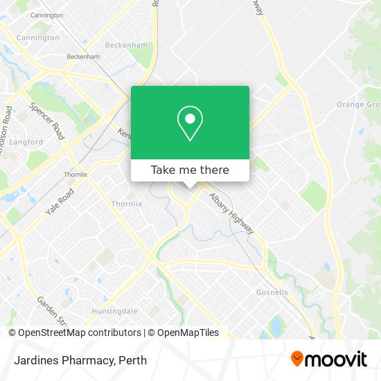 Jardines Pharmacy map