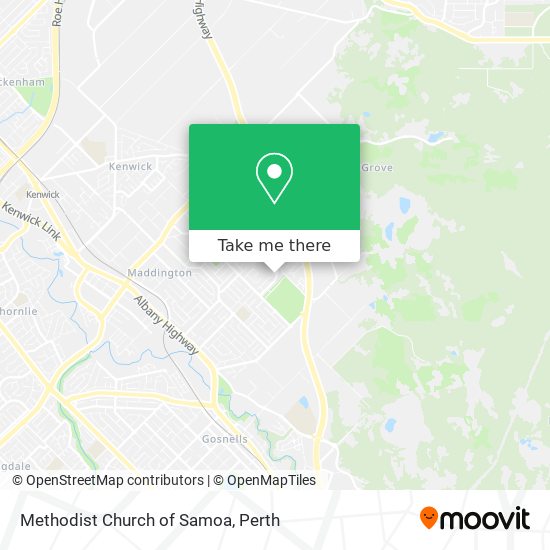 Methodist Church of Samoa map