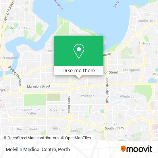 Melville Medical Centre map