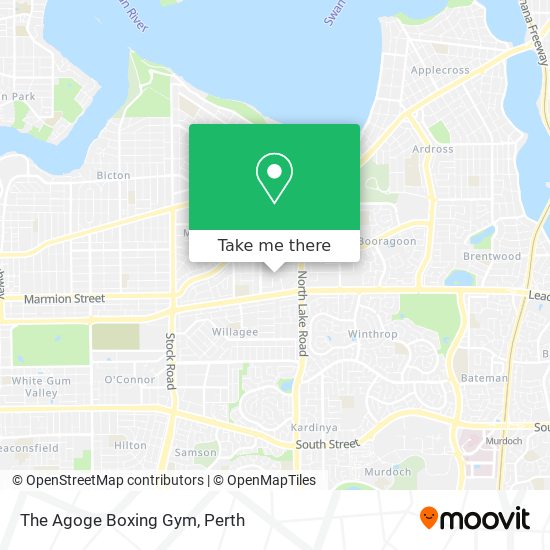 The Agoge Boxing Gym map