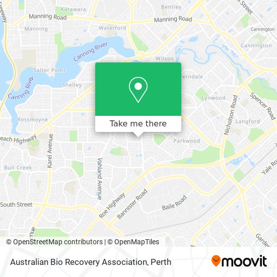 Australian Bio Recovery Association map