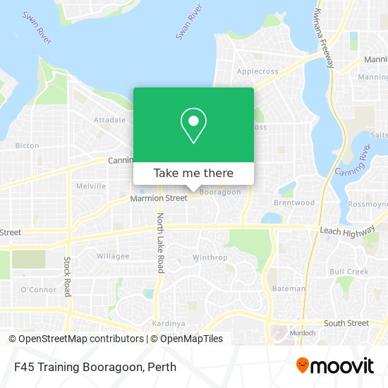 F45 Training Booragoon map