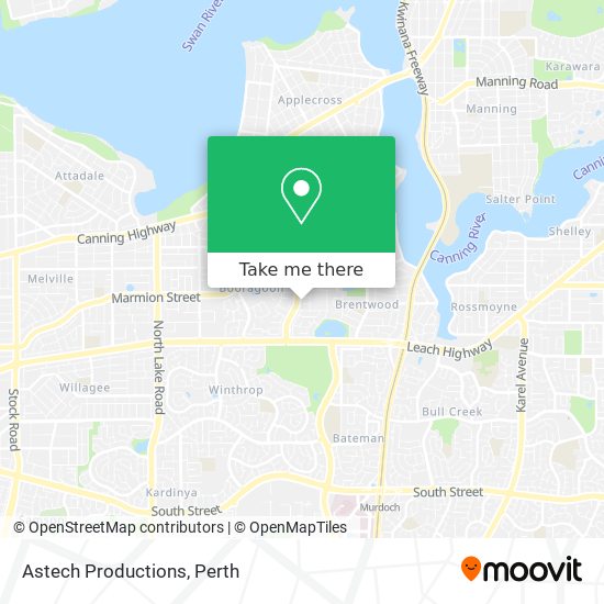 Astech Productions map