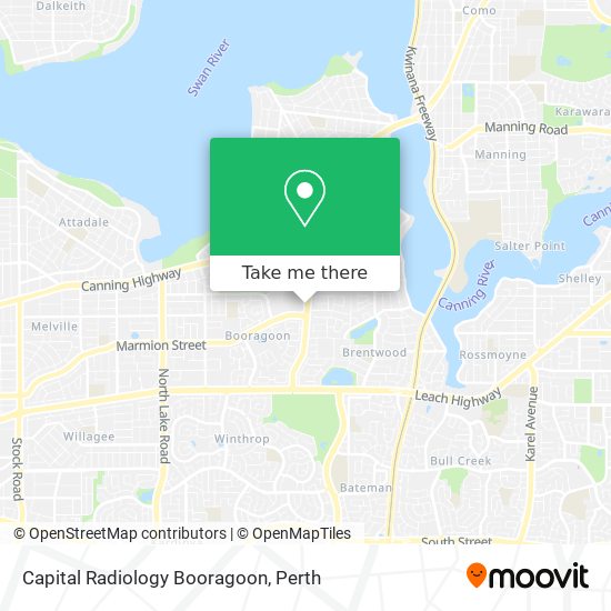 Capital Radiology Booragoon map