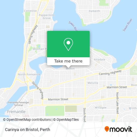 Carinya on Bristol map